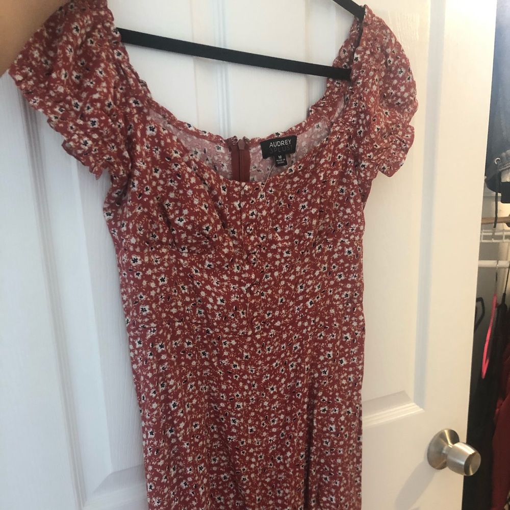 Off the shoulder floral dress